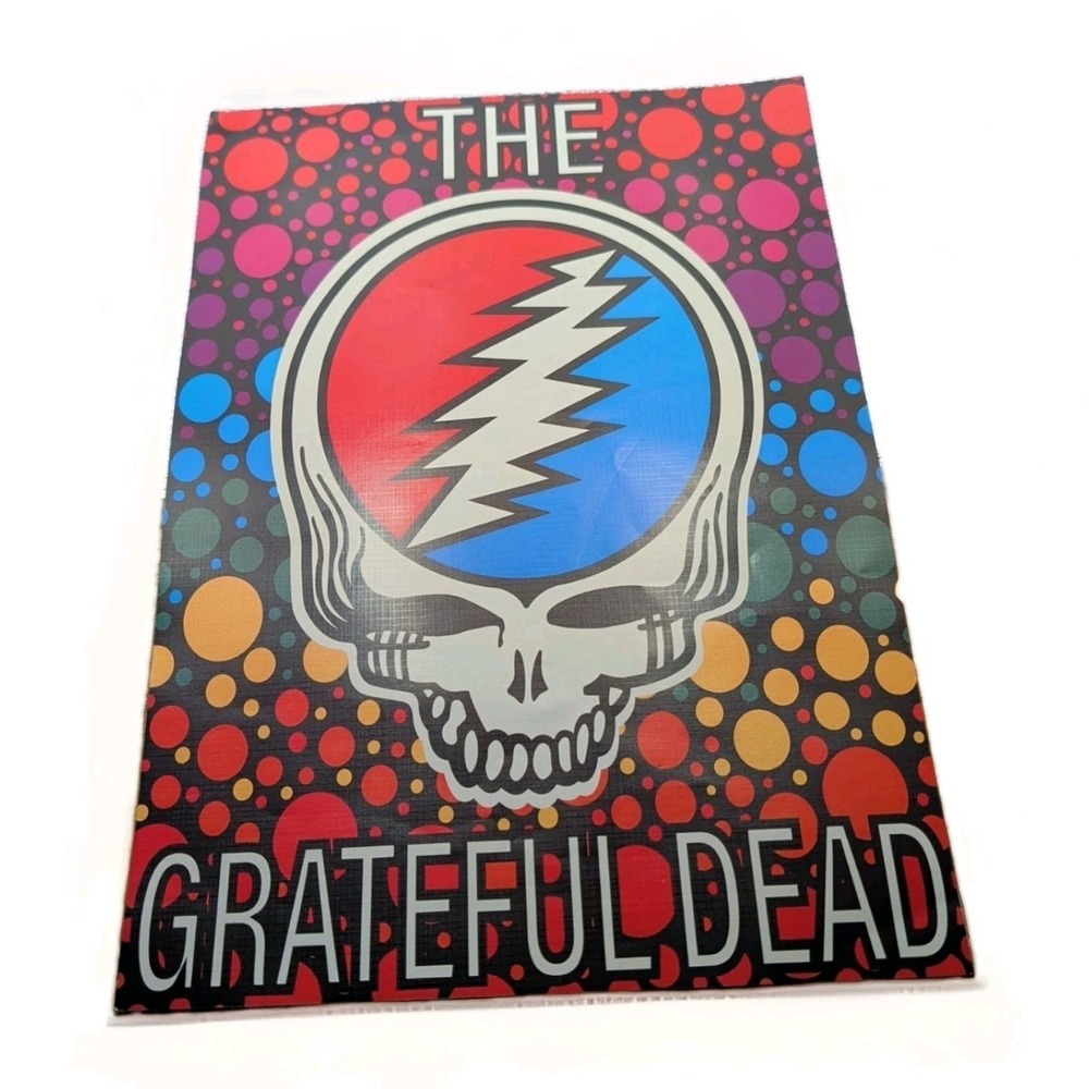 Grateful Dead Steal Your Face Photo Matte Poster 11 1/4 X 14 Multicolors